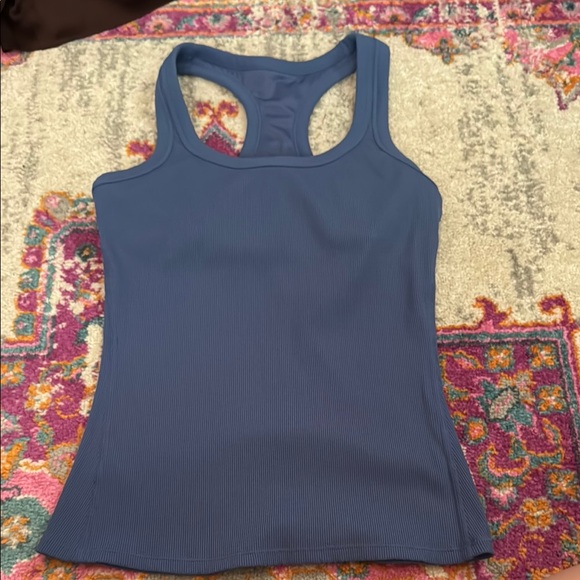 ALO Yoga Blue Tank Top - Picture 5 of 7